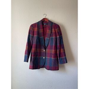 Vintage‎ breeches plaid 100% wool work career size 8